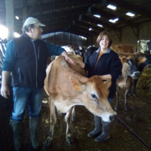 Stéphanie et Olivier Touchard de la Ferme de L'Orangerie